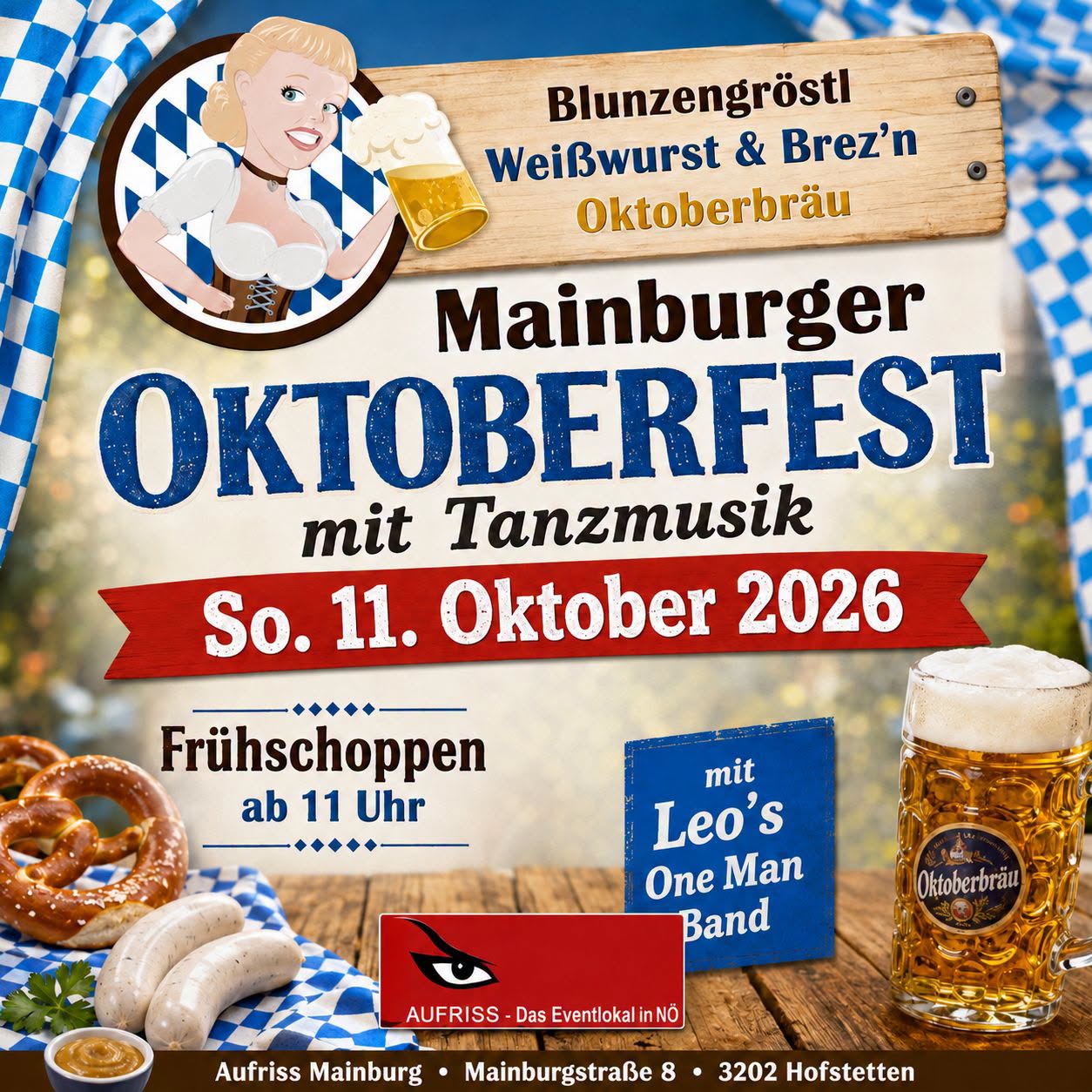 Mainburger Oktoberfest mit Tanzmusik — SUN 11 OCT