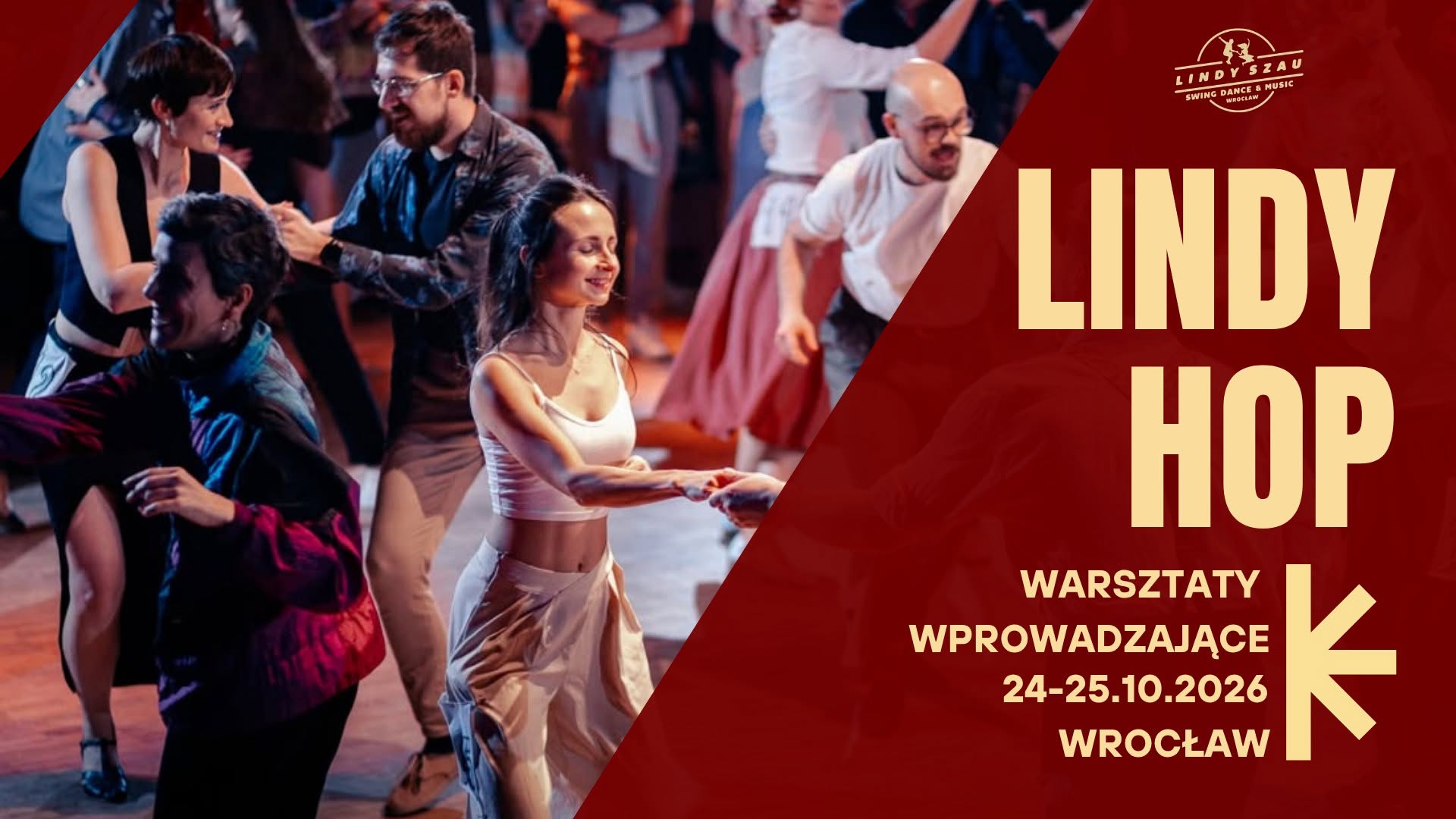 Pierwszy krok w swing! Weekendowe warsztaty Lindy Hop od podstaw! — SAT 24 – SUN 25 OCT