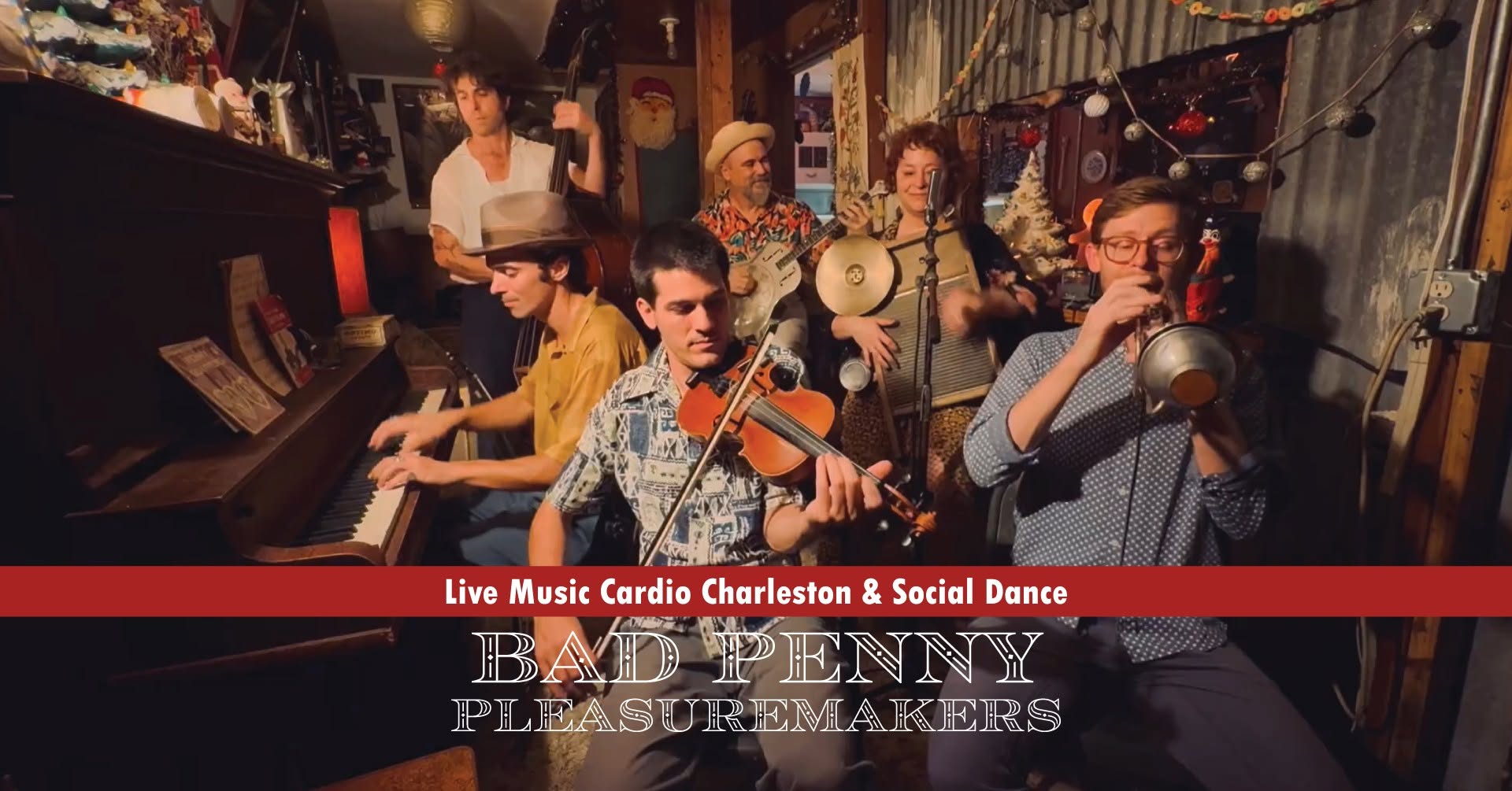 Live Music Cardio Charleston & Social Dance w/Bad Penny Pleasuremakers — MON 5 – TUE 6 OCT