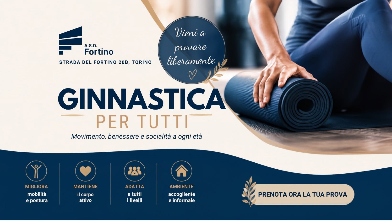 Corso di ginnastica per tutti e metodo pilates — TUE 6 OCT