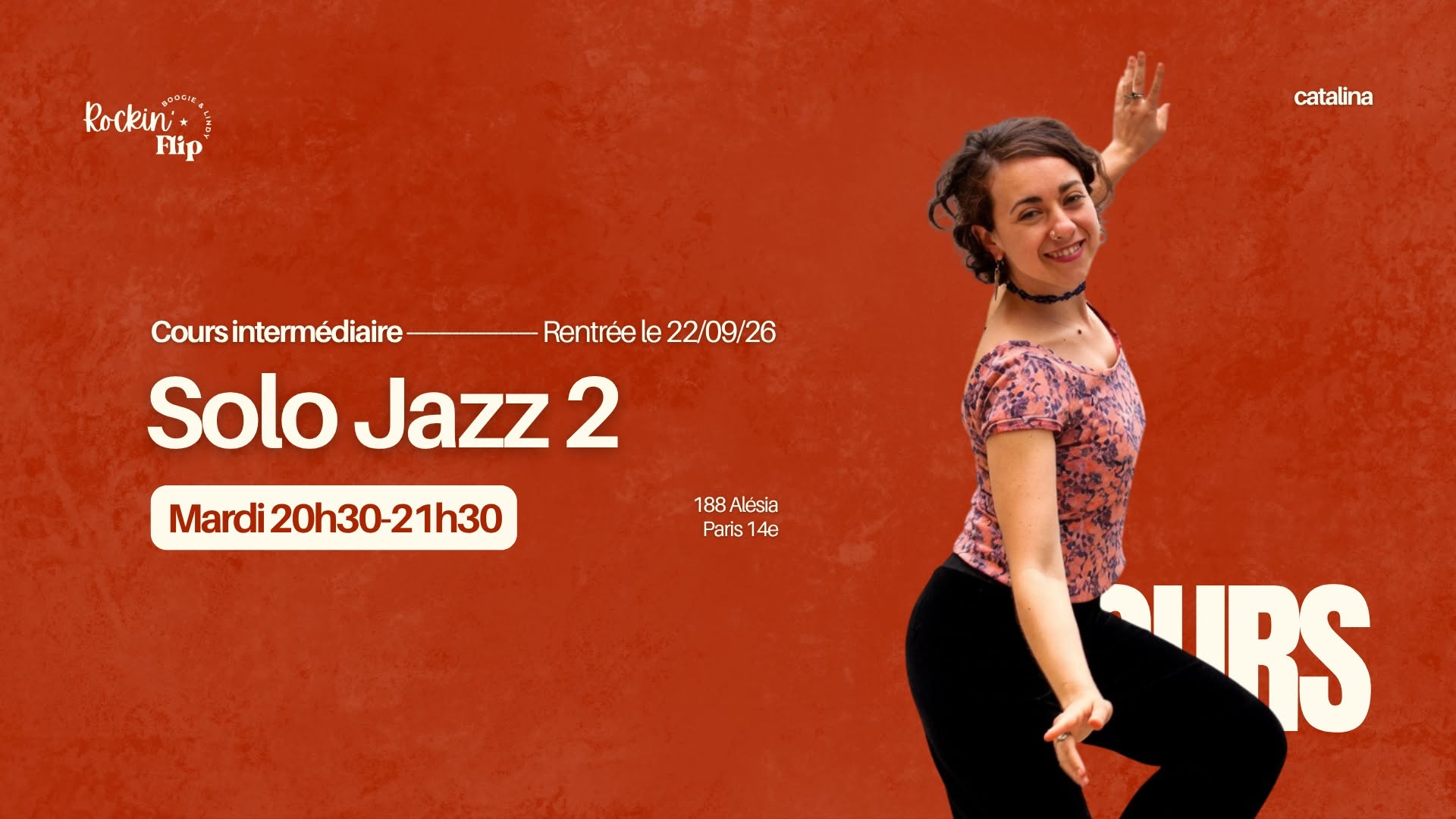 Solo Jazz Intermédiaire avec Catalina — TUE 6 OCT