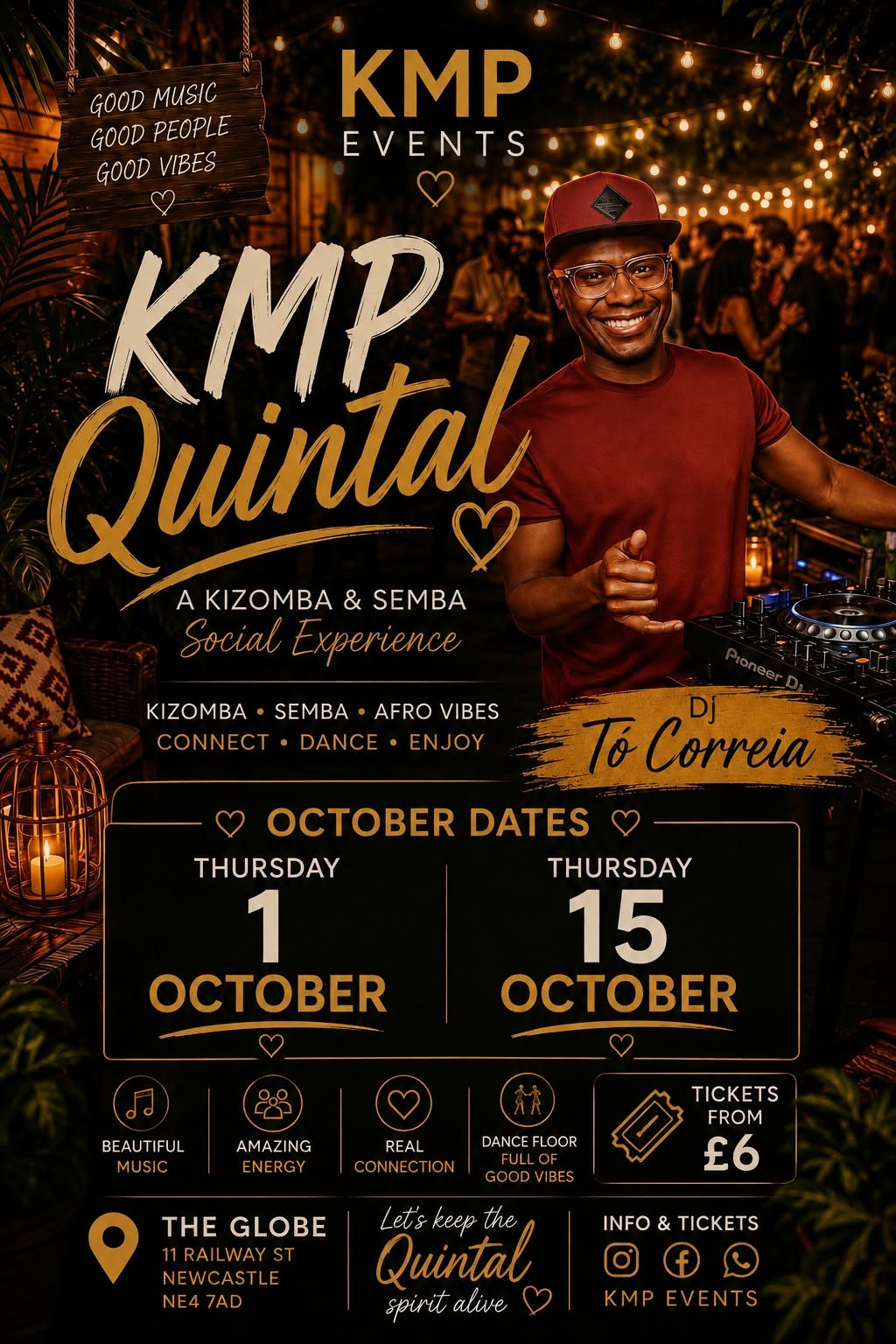 KMP Quintal @ The Globe — THU 15 OCT