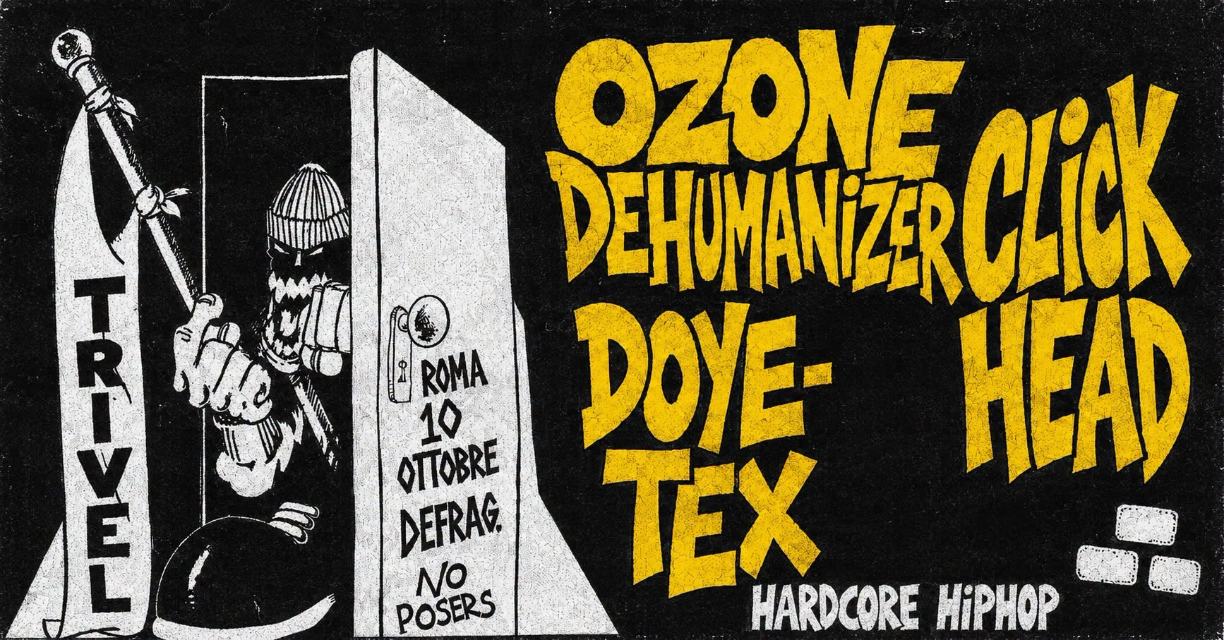 OZONE DEHUMANIZER + CLICK HEAD + DOYE @ DEFRAG, ROMA // 10.10.2026 — SAT 10 OCT