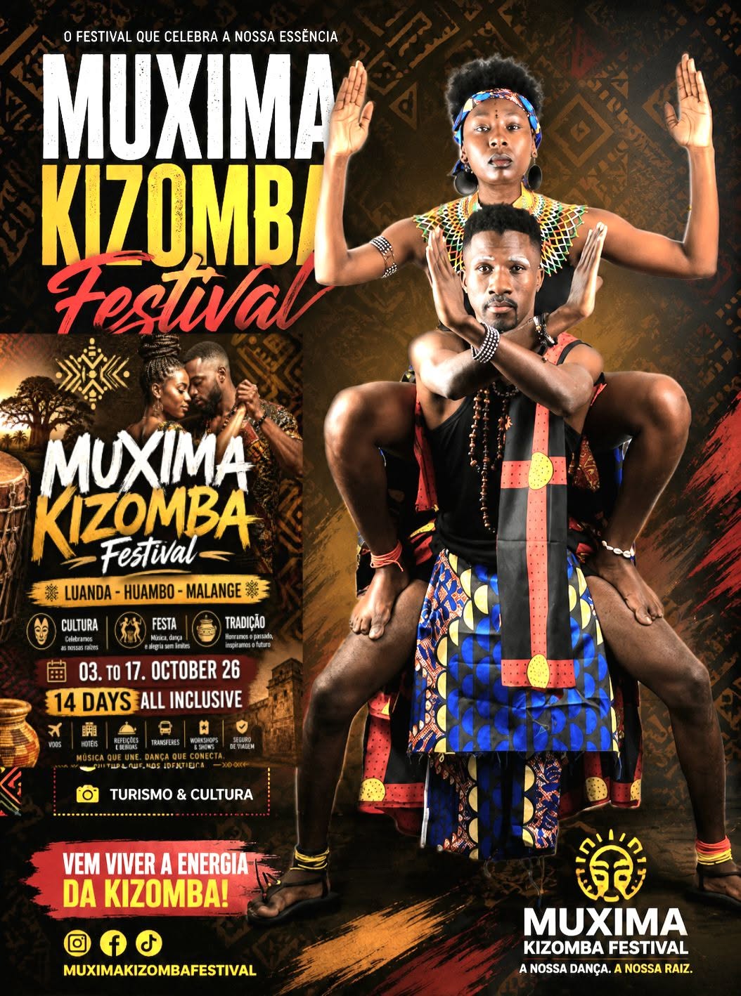Muxima Kizomba Festival 2026 ā SAT 3 ā SAT 17 OCT