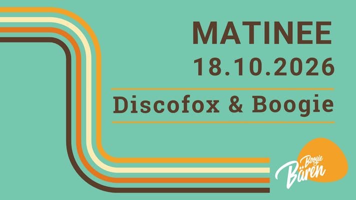 Boogie & Discofox Matinee 18.10.2026 — SUN 18 OCT