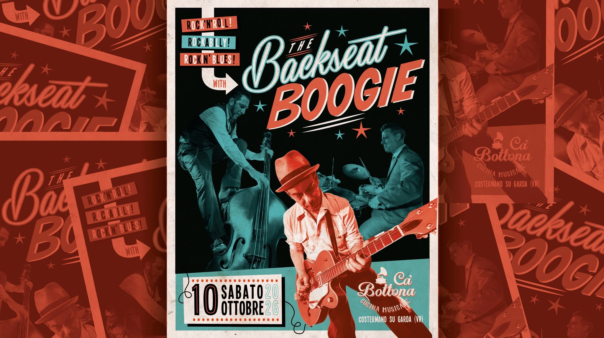 THE BACKSEAT BOOGIE rock'n'roll, rockabilly, rockin'blues — SAT 10 OCT
