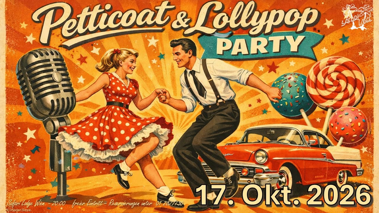 Petticoat & Lollipop Party — SAT 17 – SUN 18 OCT