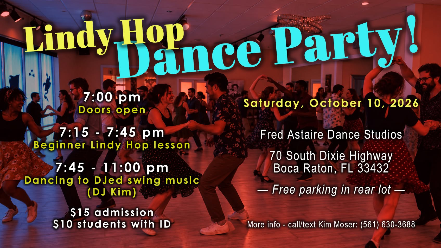 Lindy Hop Dance Party! — SAT 10 – SUN 11 OCT