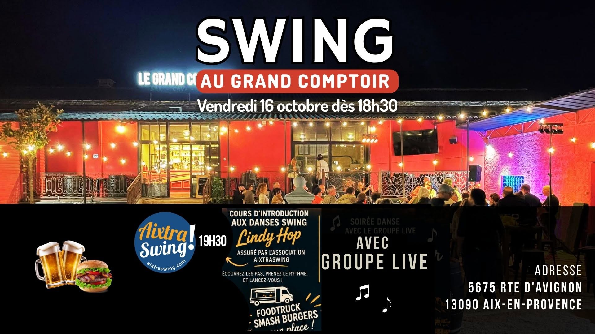 After work swing au Grand Comptoir — FRI 16 OCT