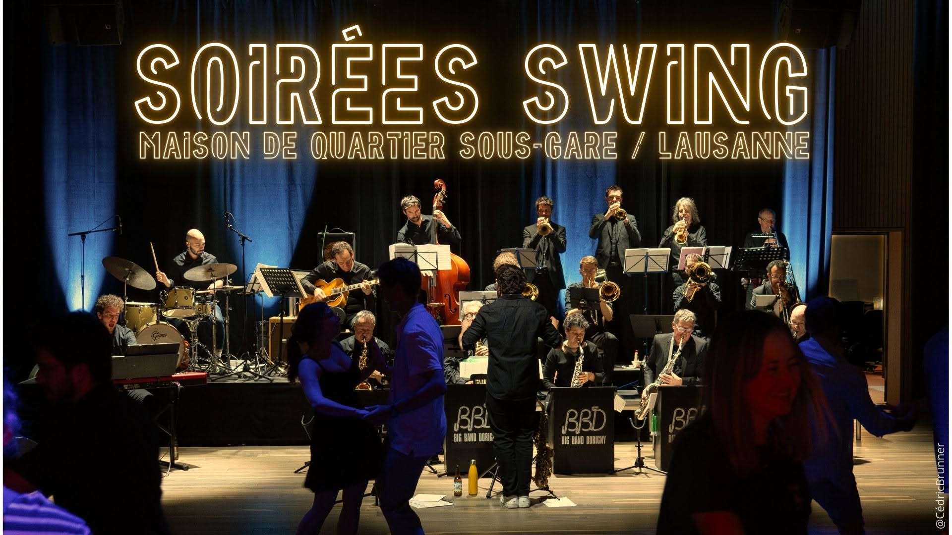 Soirées SWING 2026 / Big Band de Dorigny / Maison de Quartier Sous-Gare / Lausanne — WED 4 NOV