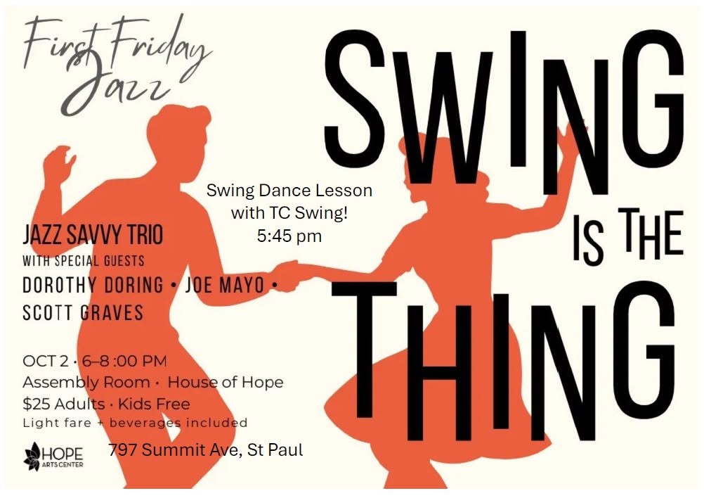 First Friday Jazz! — FRI 2 – SAT 3 OCT