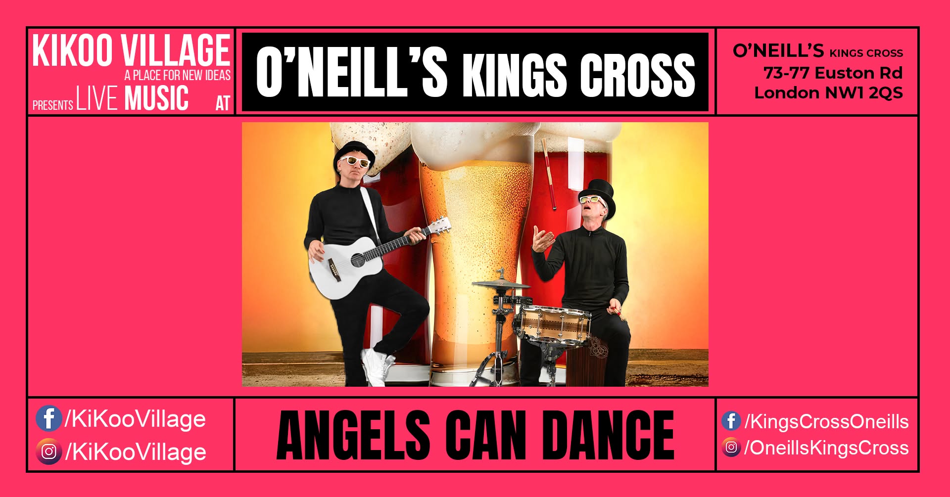 O'NEILL's KINGS CROSS with ANGELS CAN DANCE — FRI 2 OCT