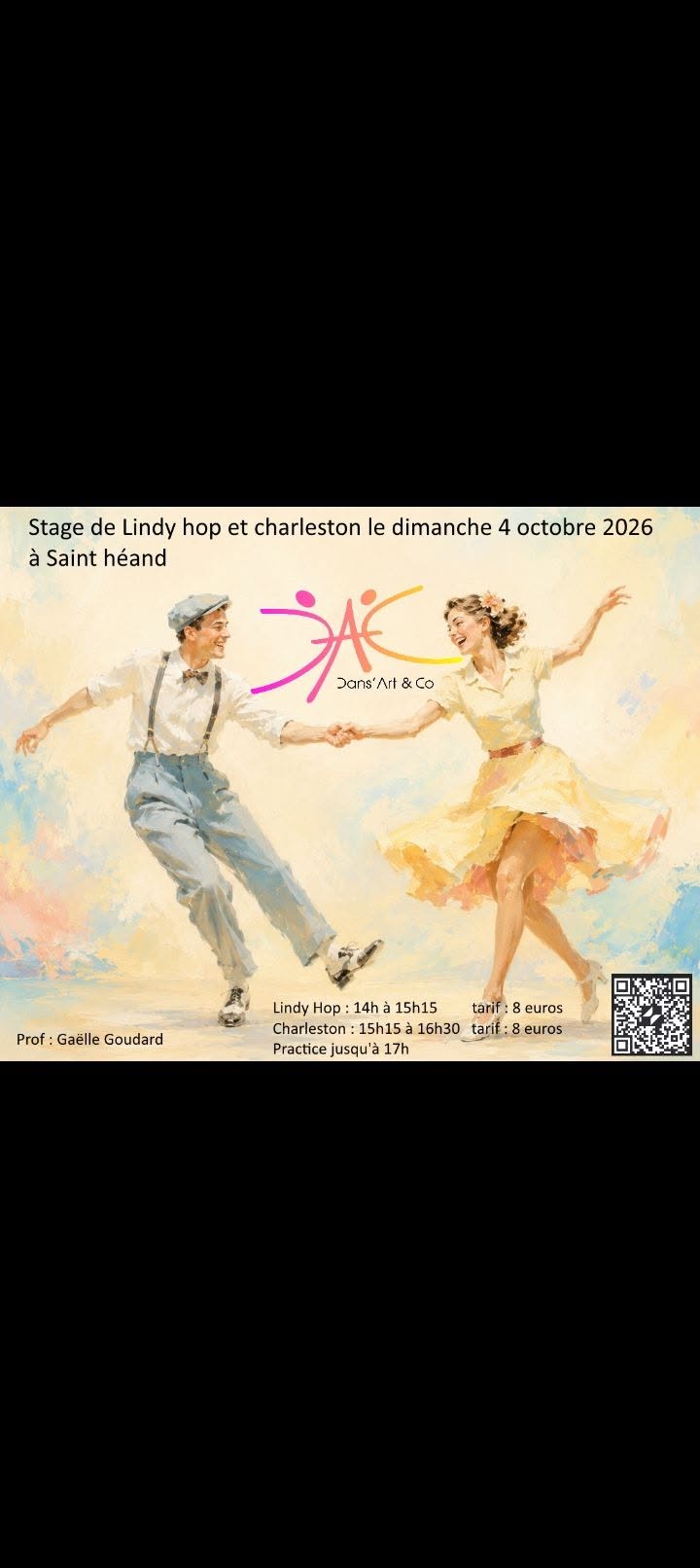 Stage Lindy hop et Charleston — SUN 4 OCT