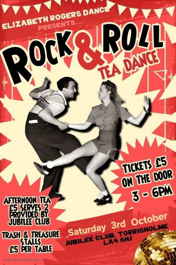 Rock'n'Roll & Lindy Hop Tea Dance — SAT 3 OCT