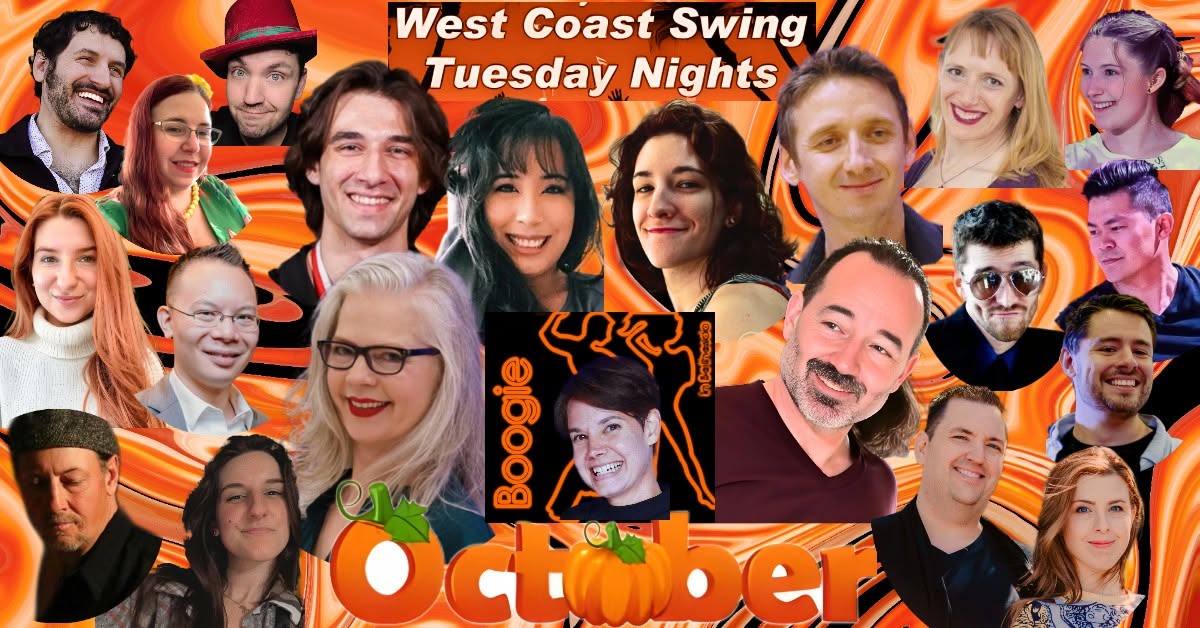WCS Tuesdays OCTOBER Happenings @ Boogie in Bethesda — TUE 6 – WED 7 OCT