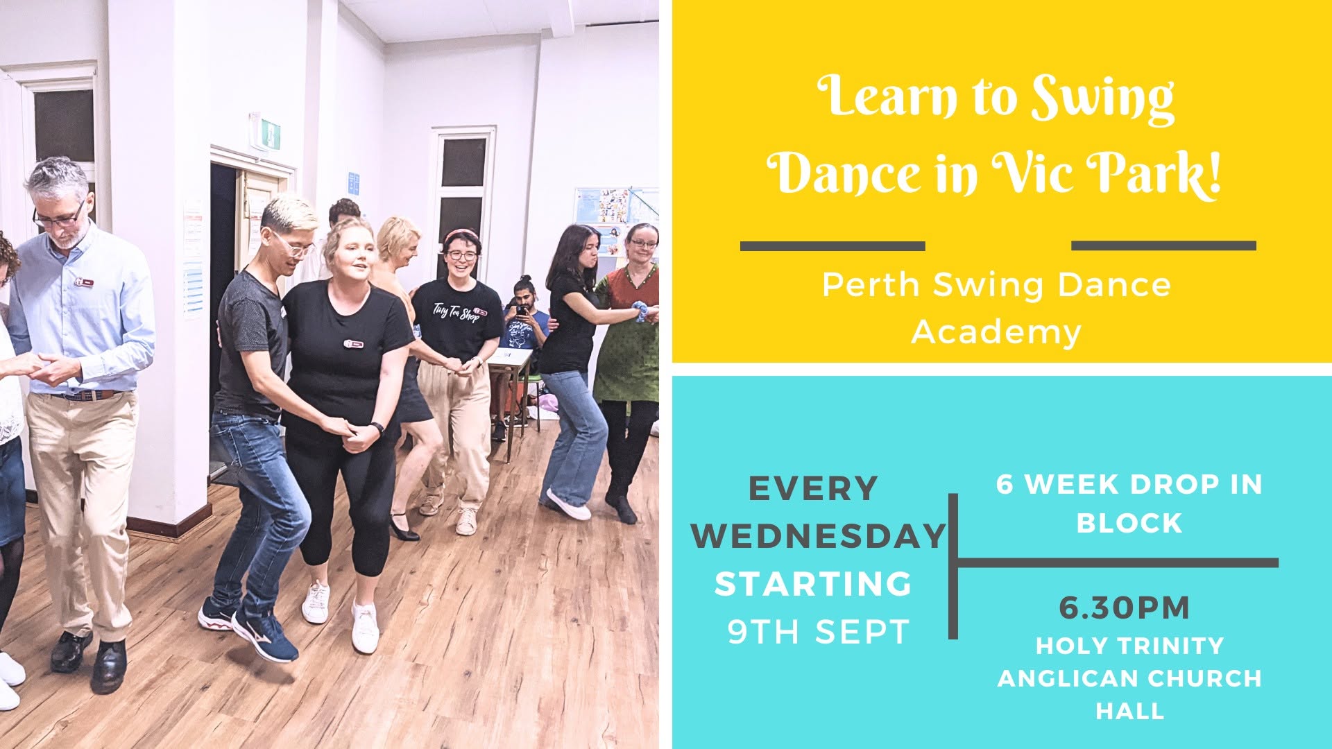 Learn to Swing Dance in Vic Park! β WED 7 OCT
