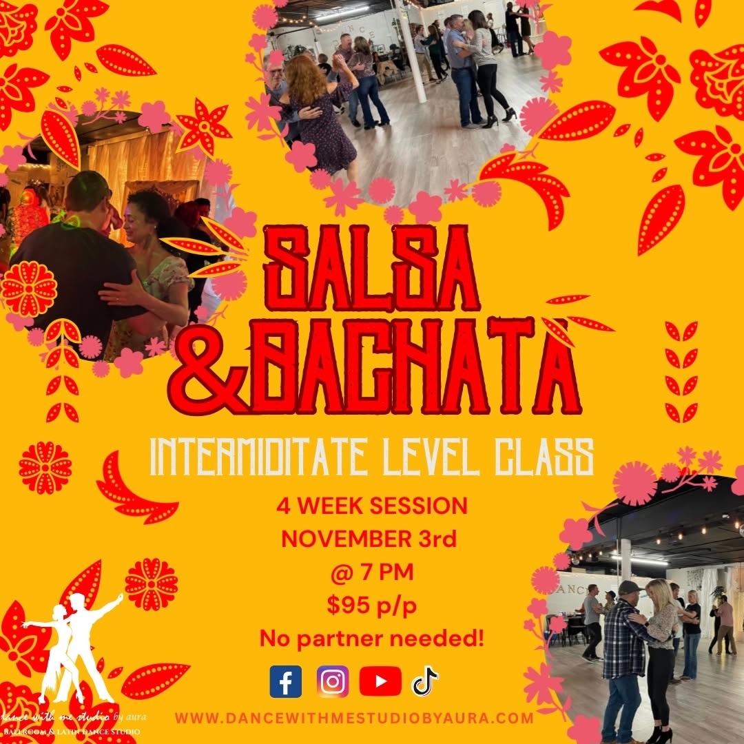 Salsa & Bachata- Level 2 - Rhythm and Connection β WED 4 NOV