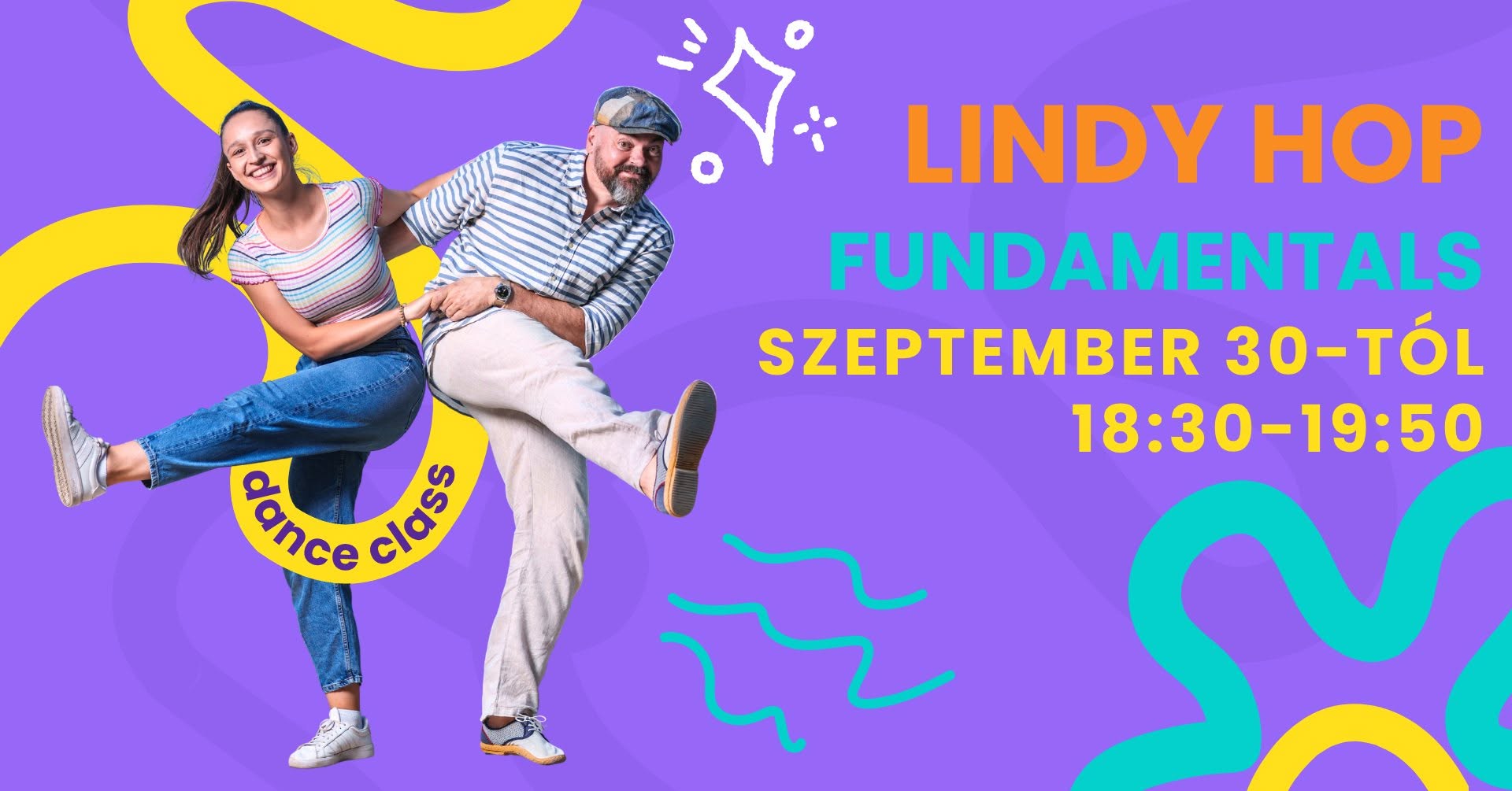 🌟 Lindy Hop Fundamentals kurzus 🌟 — WED 7 OCT