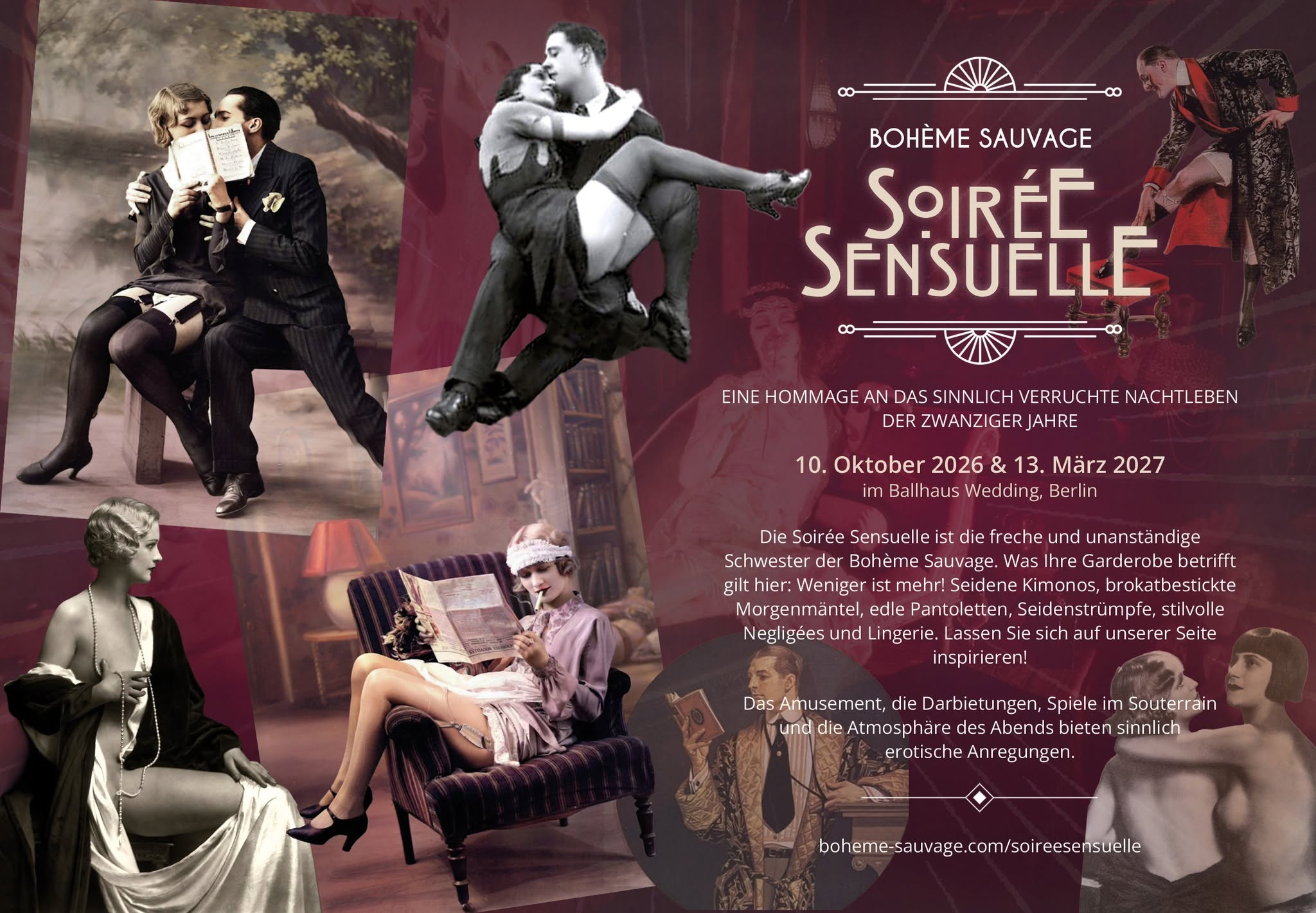 SOIRÉE SENSUELLE N°4 — SAT 10 – SUN 11 OCT