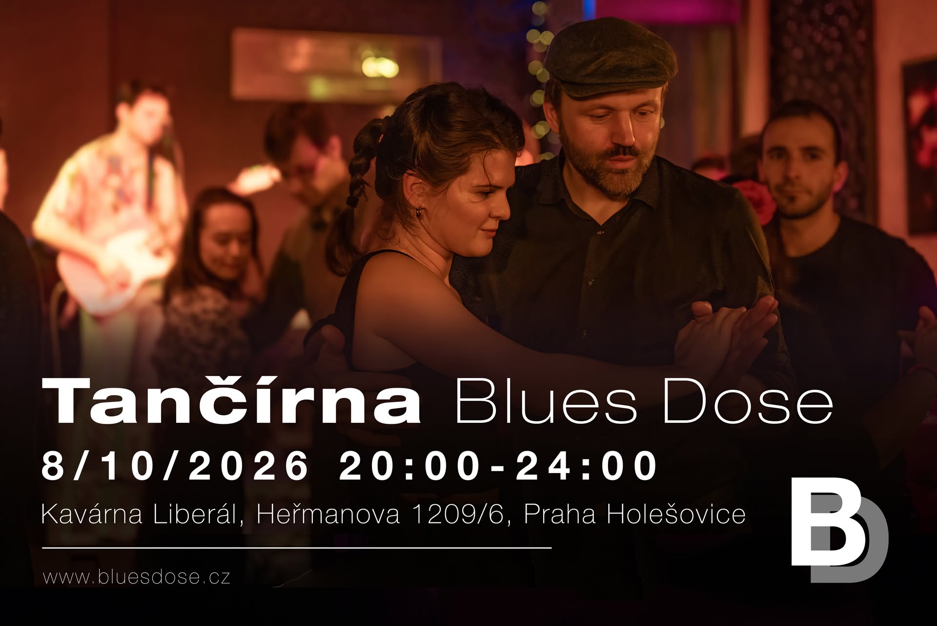 Bluesová tančírna v Liberálu — THU 8 OCT