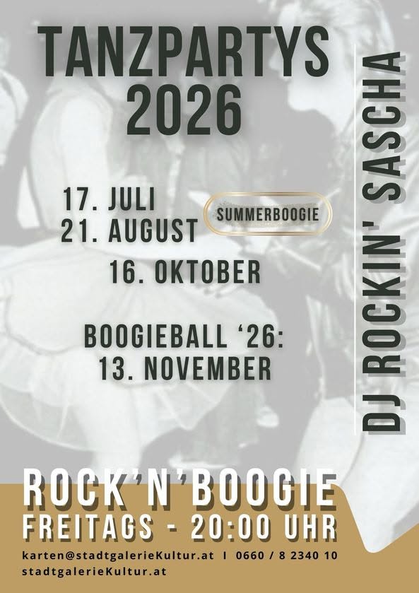Rock'n' Boogie Tanzparty — FRI 16 OCT