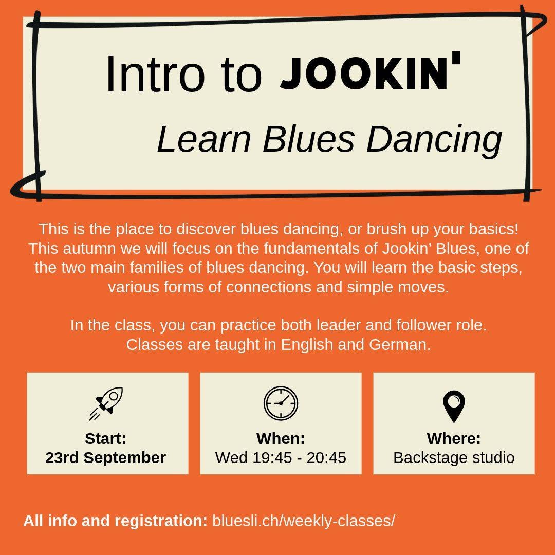 Intro to Jookin’ Blues — WED 7 OCT