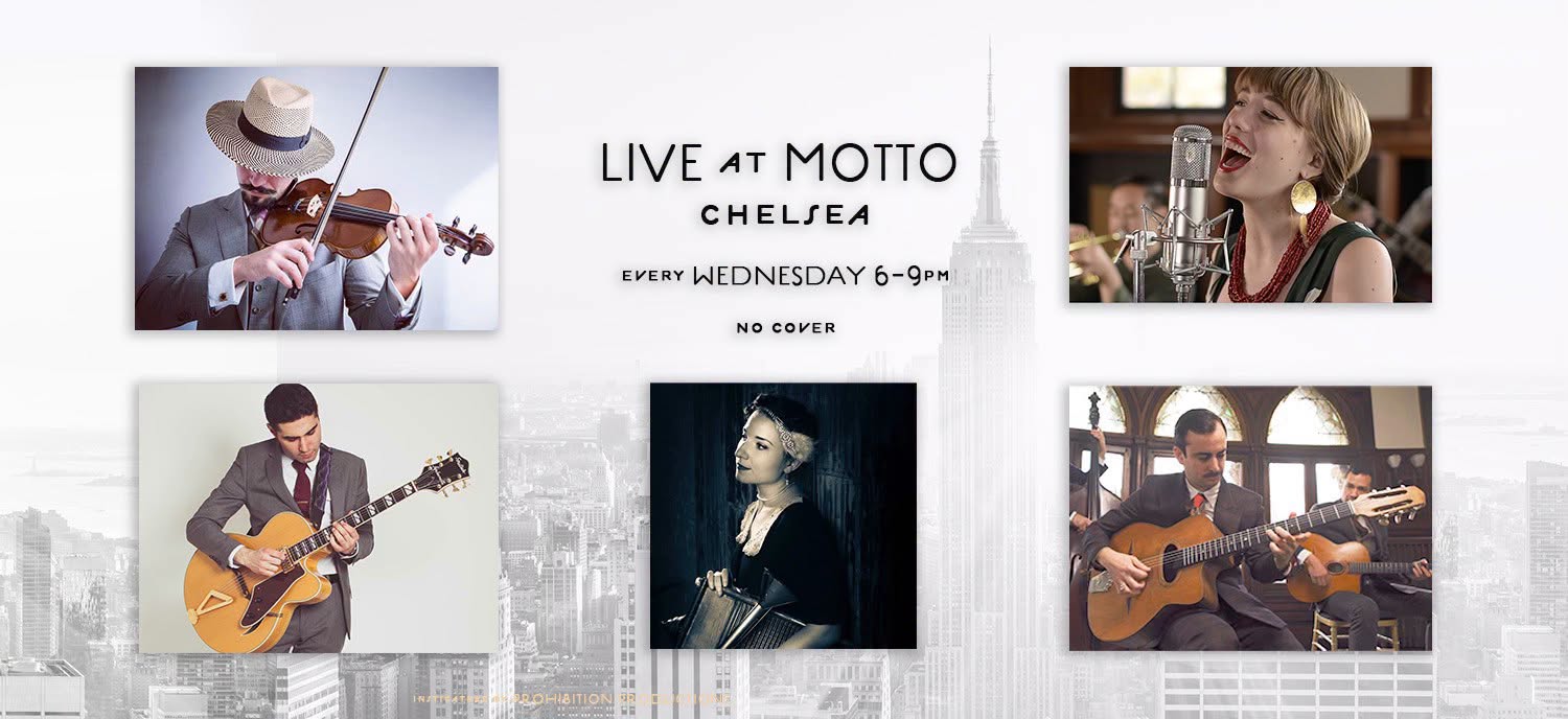 LIVE AT MOTTO (Chelsea) - Foxy Jazz Quartet — WED 14 – THU 15 OCT