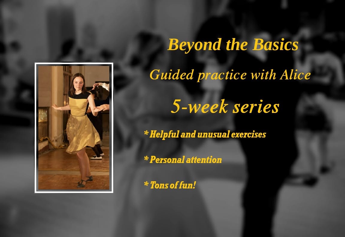 Lindy Hop Guided Practice, Tuesdays, 8:30pm to 9:55pm, September 29 to October 27 — WED 7 – WED 21 OCT