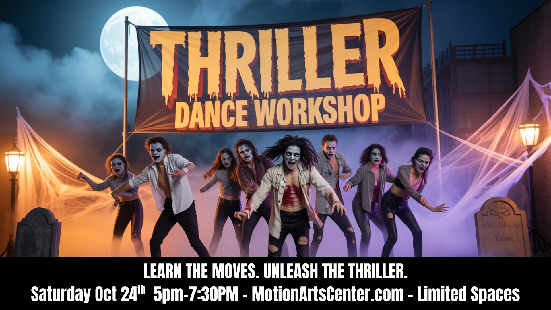 Halloween "Thriller" Dance All Levels Workshop! — SUN 25 OCT