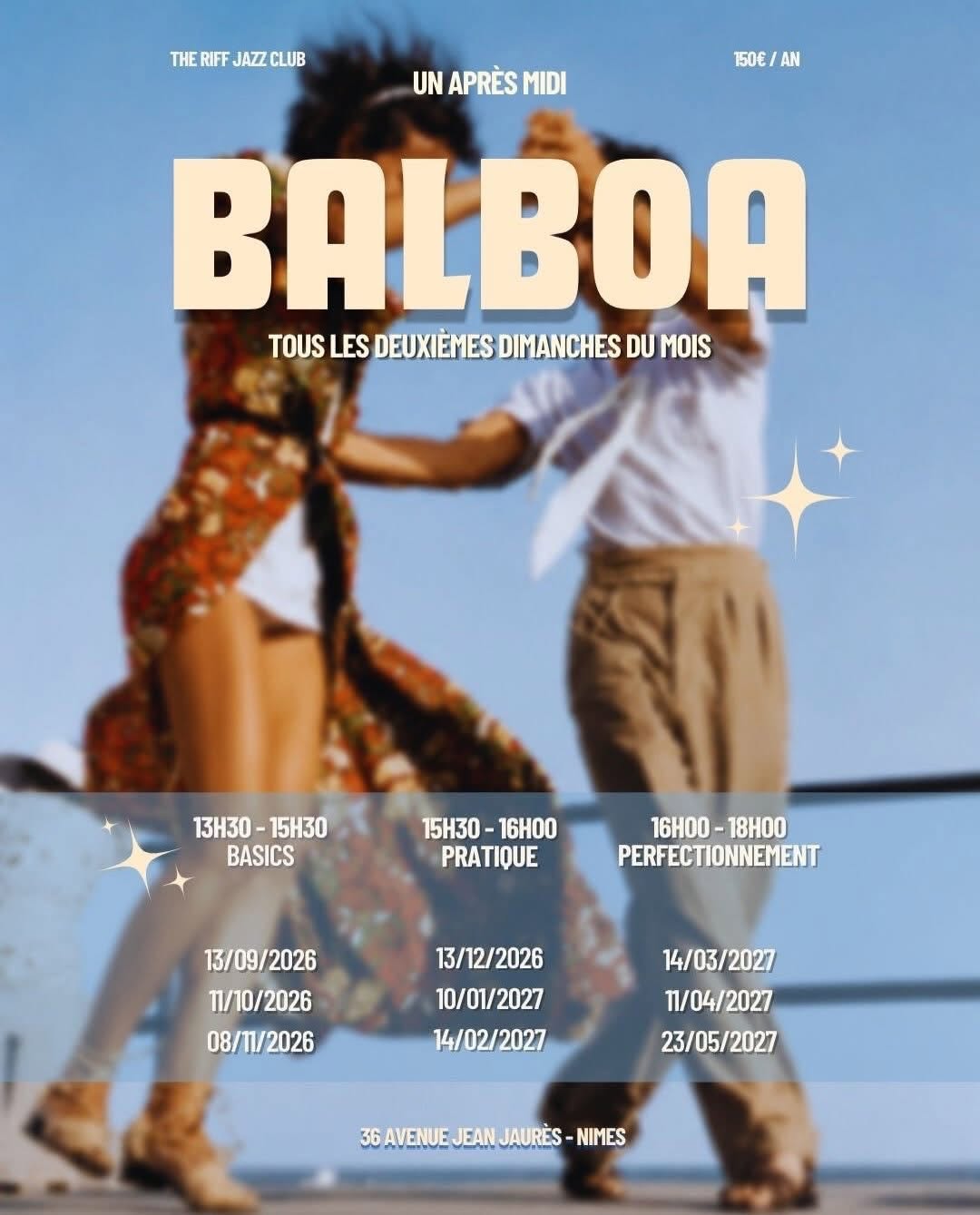 Les dimanches Balboa — SUN 11 OCT