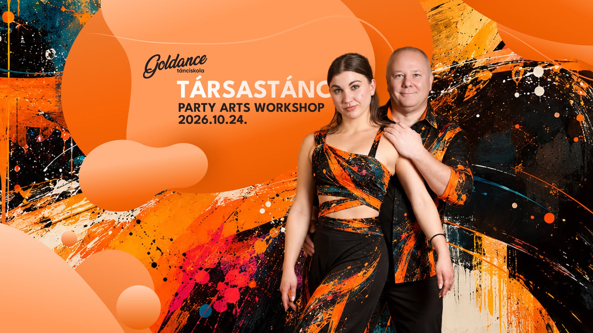 Társastánc - Party arts workshop (26.10.24.) | Goldance Tánciskola — SAT 24 OCT