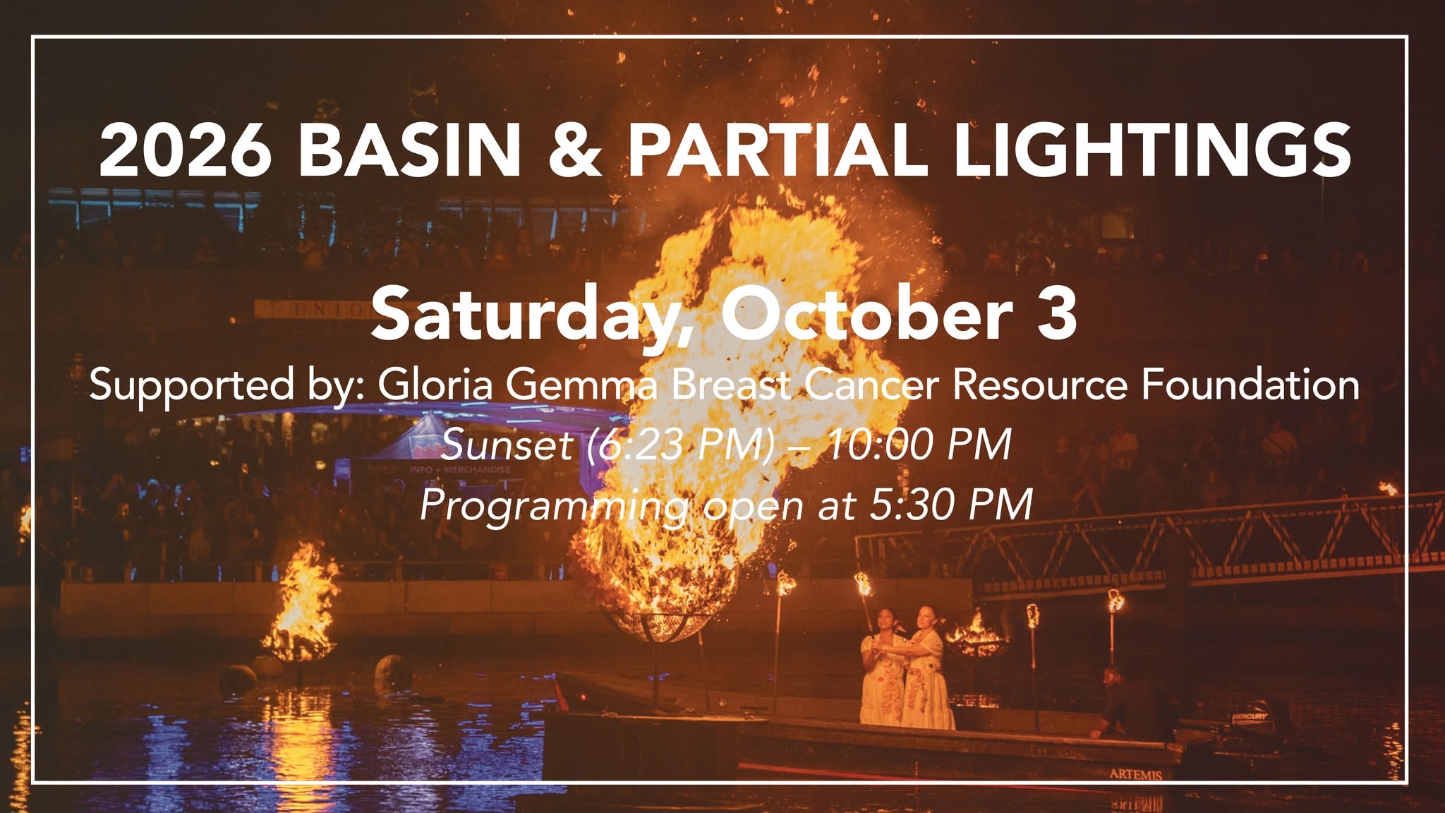 WaterFire Providence - Partial Lighting — SAT 3 – SUN 4 OCT