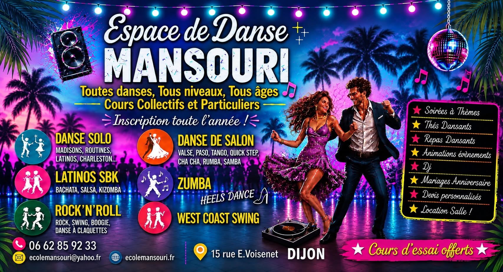 C'est la Rentrée danse en septembre, envie de Danser, de Bouger et de vous faire plaisir ? — FRI 2 OCT