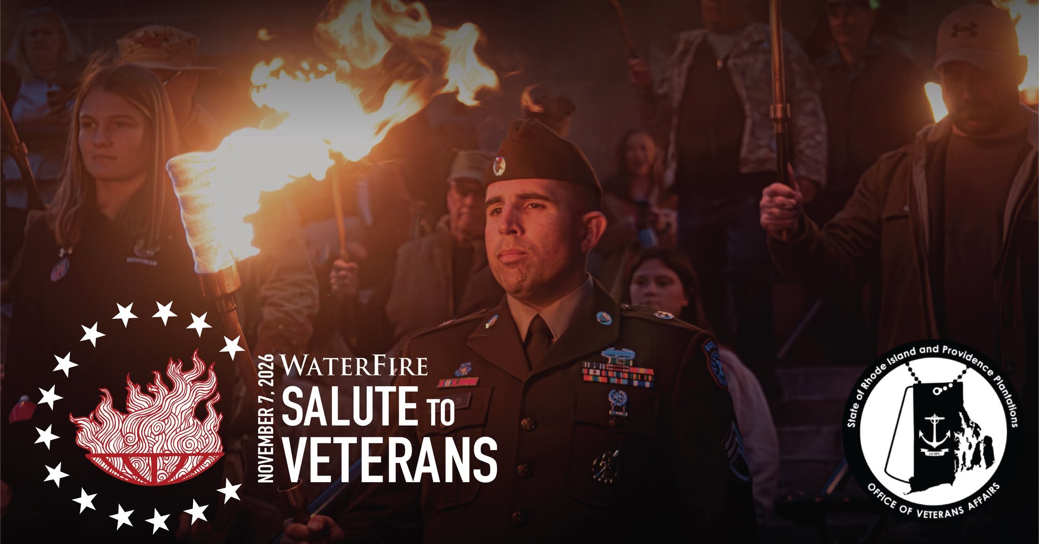 Annual Salute to Veterans | WaterFire Providence - Full Lighting — SAT 7 – SUN 8 NOV