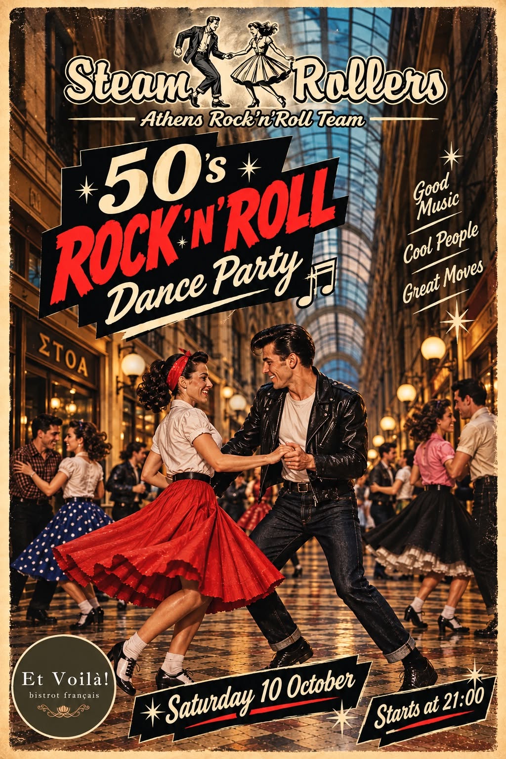 Steam Rollers 50s Rock n Roll Dance Party — SAT 10 OCT