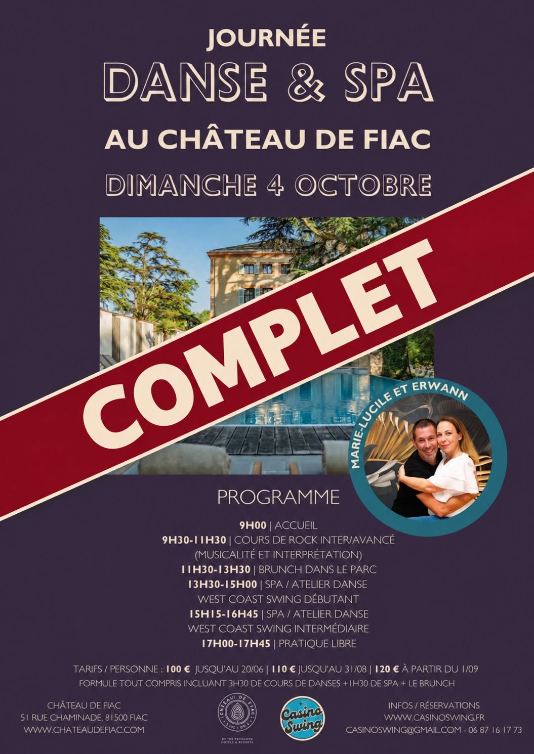 Journée danse et SPA au château de Fiac — SUN 4 OCT