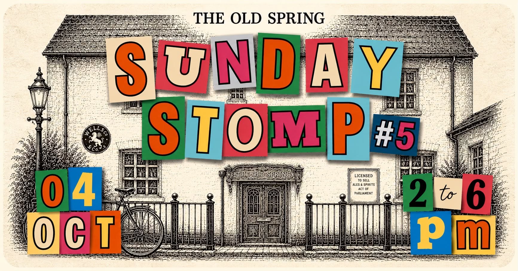 Sunday Stomp #5 | Fast Music Social at The Old Spring — SUN 4 OCT
