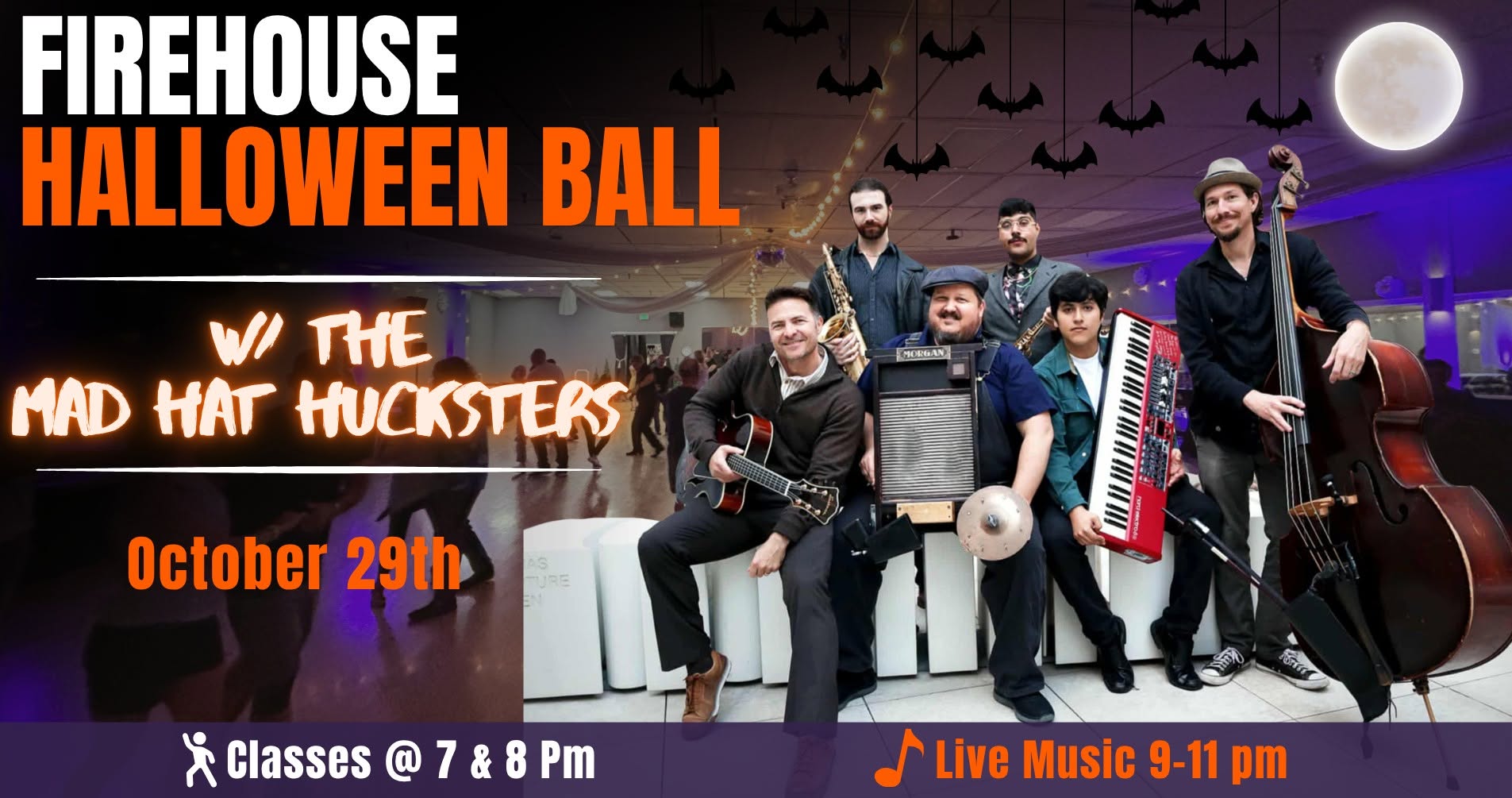 Firehouse Halloween Ball w/ The Mad Hat Hucksters (10/29) — FRI 30 OCT