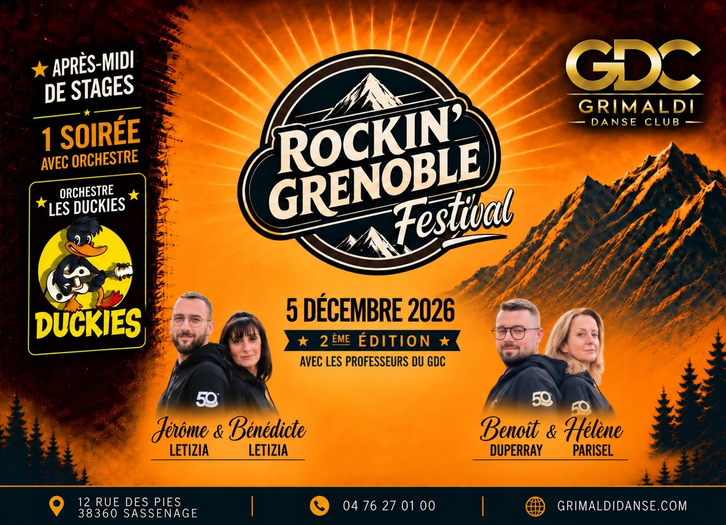 Rockin' Grenoble Festival — SAT 5 – SUN 6 DEC