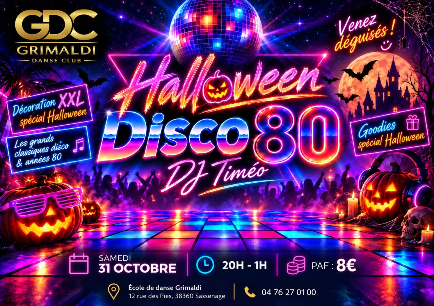 Halloween Disco 80 — SAT 31 OCT – SUN 1 NOV