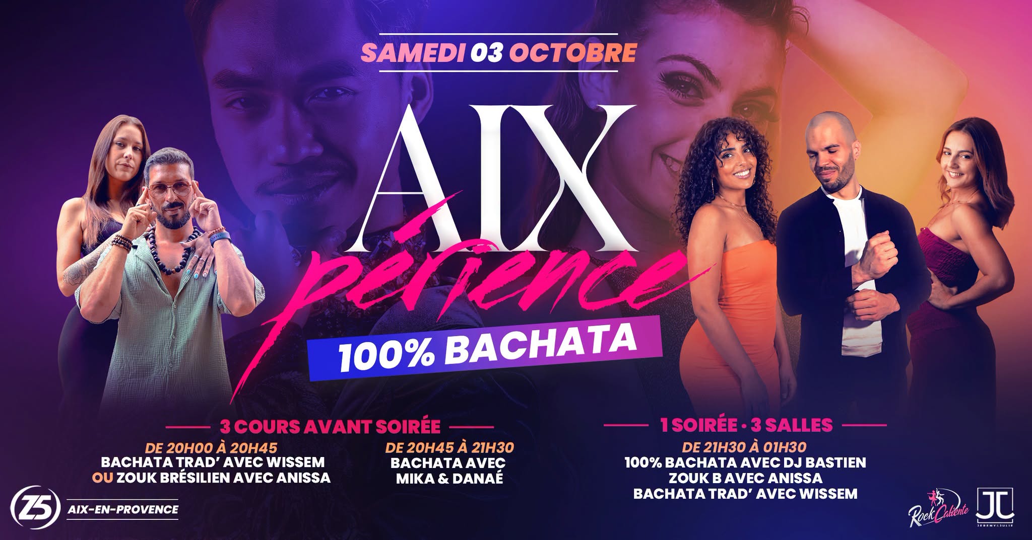 L'AIXpรฉrience | Soirรฉe 100% Bachata au Z5 โ SAT 7 โ SUN 8 NOV