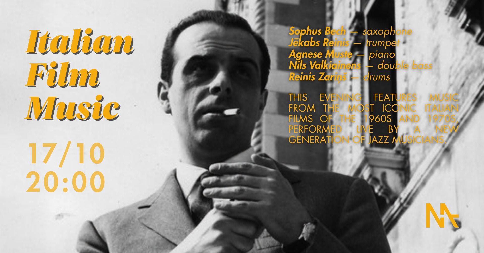 Italian Film Music Live — SAT 17 OCT