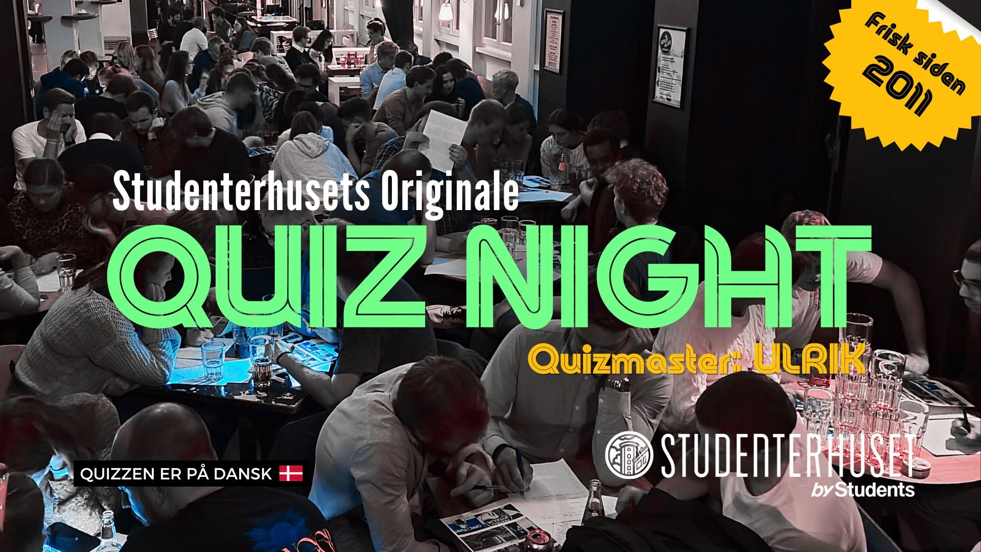 Studenterhusets Quiz Night – oktober 🎃 — MON 5 OCT