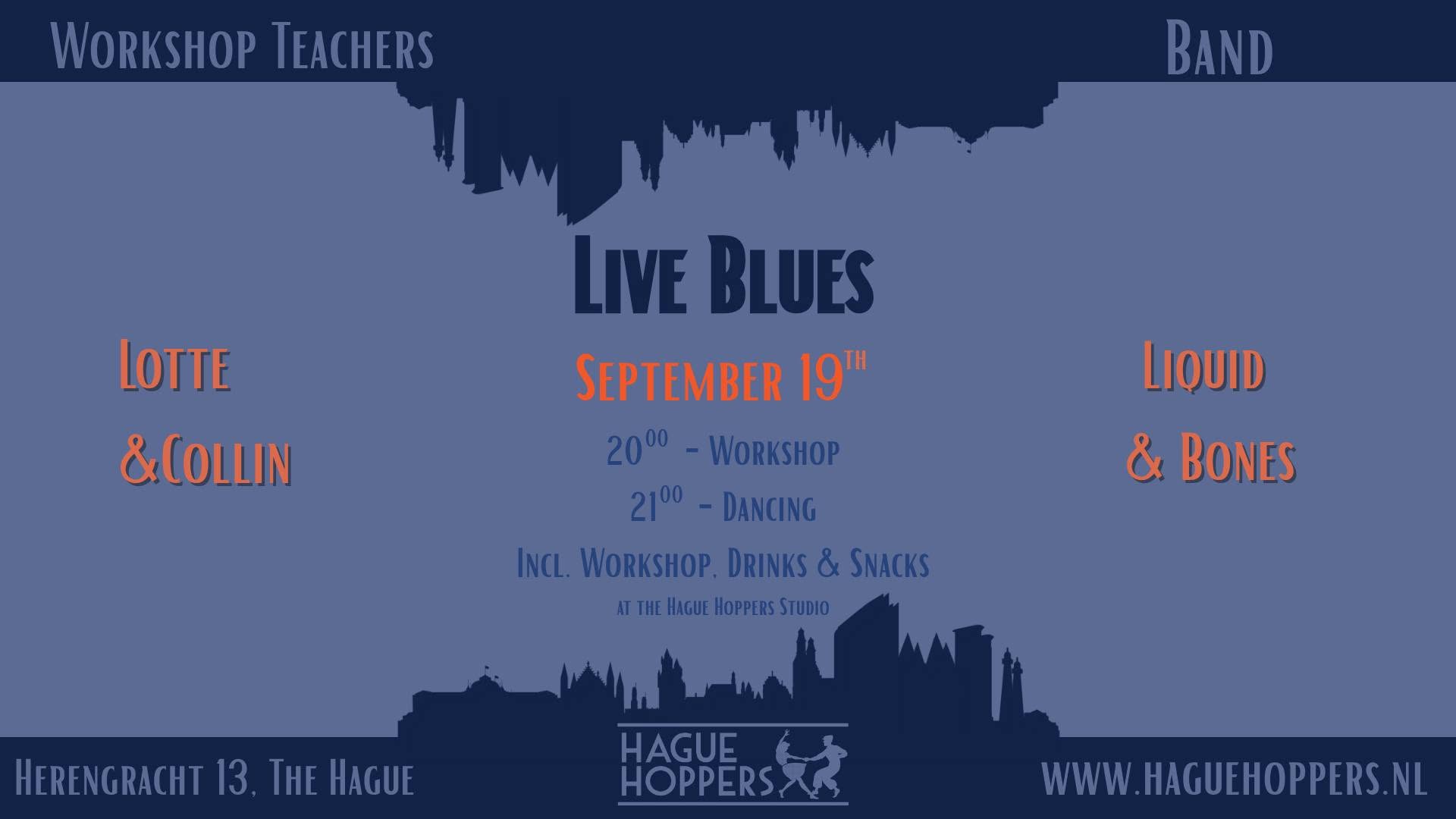 Live Blues Night at Hague Hoppers — SAT 7 NOV