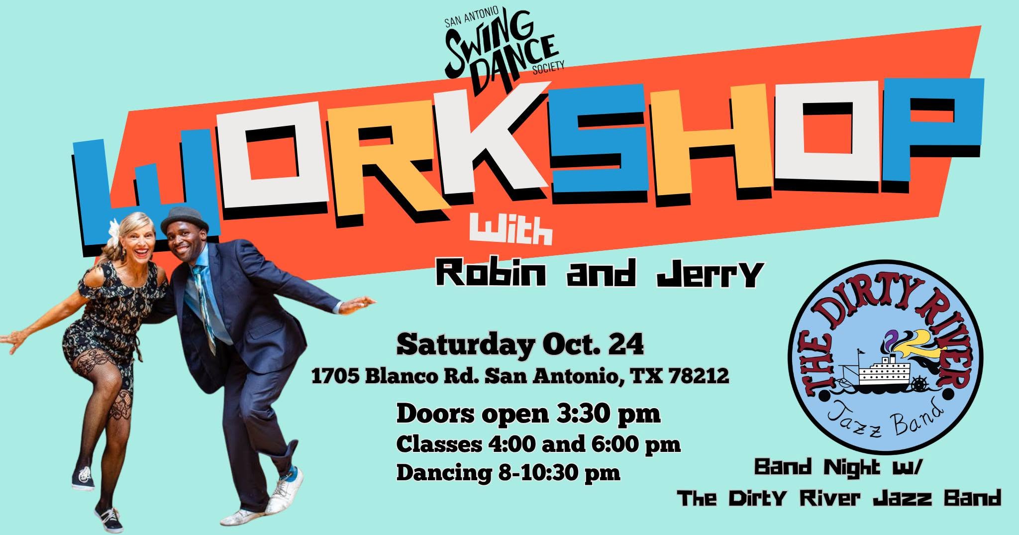 π₯ WORKSHOP! π₯ With Robin Carlson & Jerry Foote --- (Details in description) β SAT 24 β SUN 25 OCT