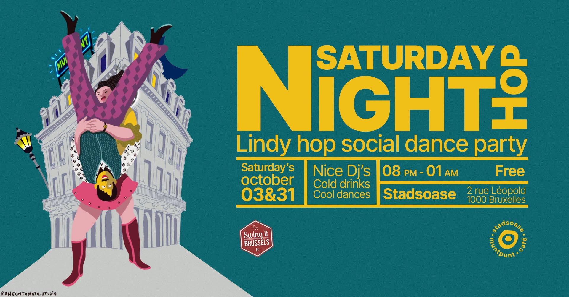 Saturday Night Hop — SAT 31 OCT – SUN 1 NOV