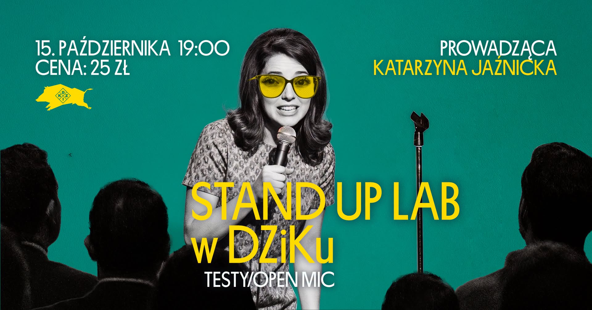 STAND UP LAB w DZiKu | Open Mic — THU 15 OCT