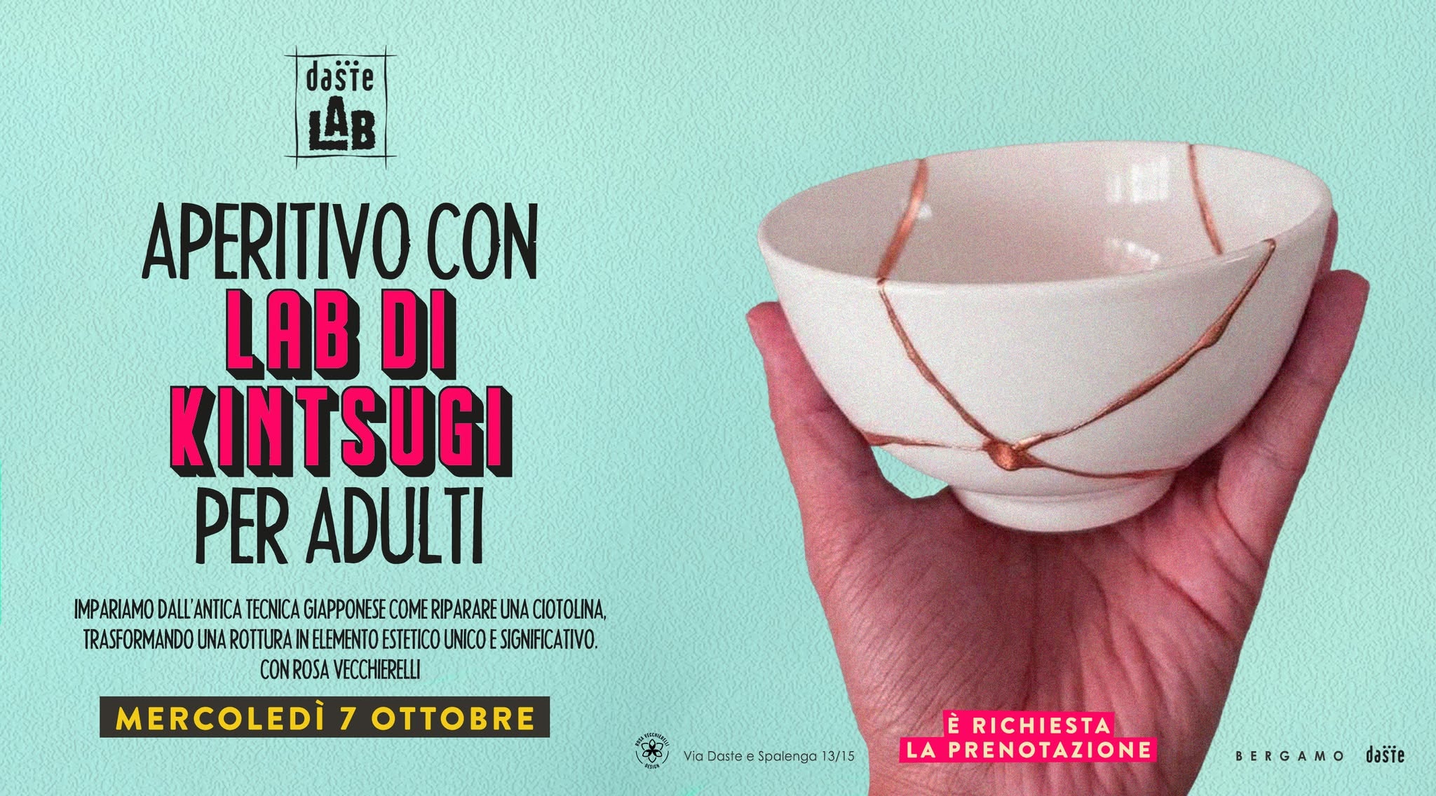 DASTE LAB presenta: KINTSUGI per adulti - all'aperitivo! — WED 7 OCT