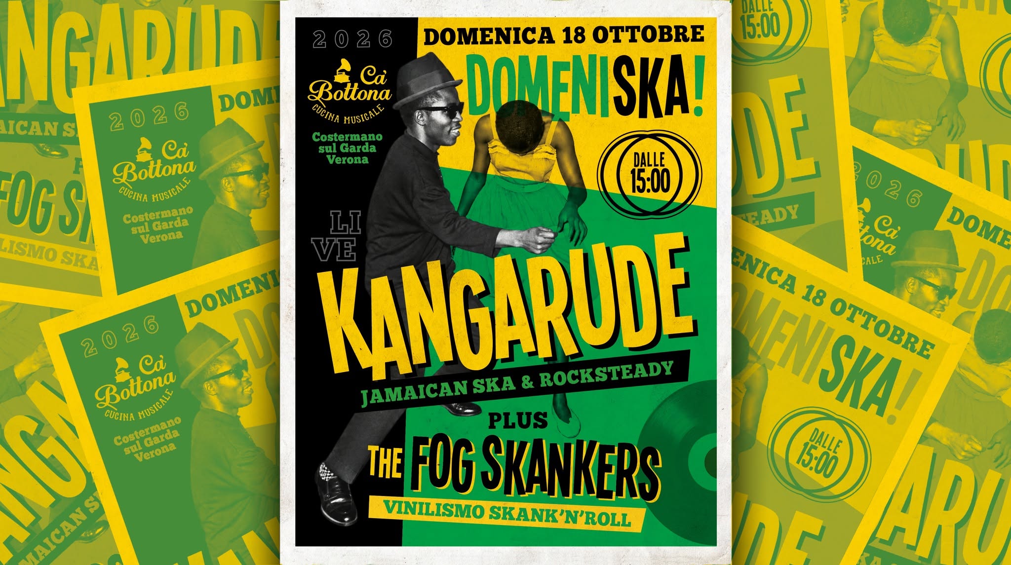 KANGARUDE jamaica ska & rocksteady + The Fog Skankers Dj Set — SUN 18 OCT