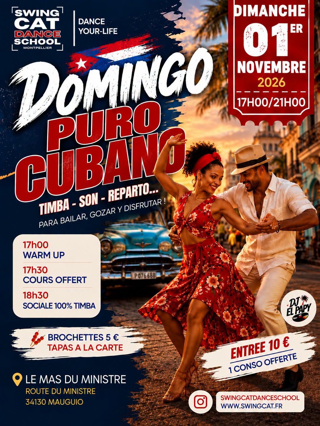 Domingo Puro Cubano — SUN 1 NOV